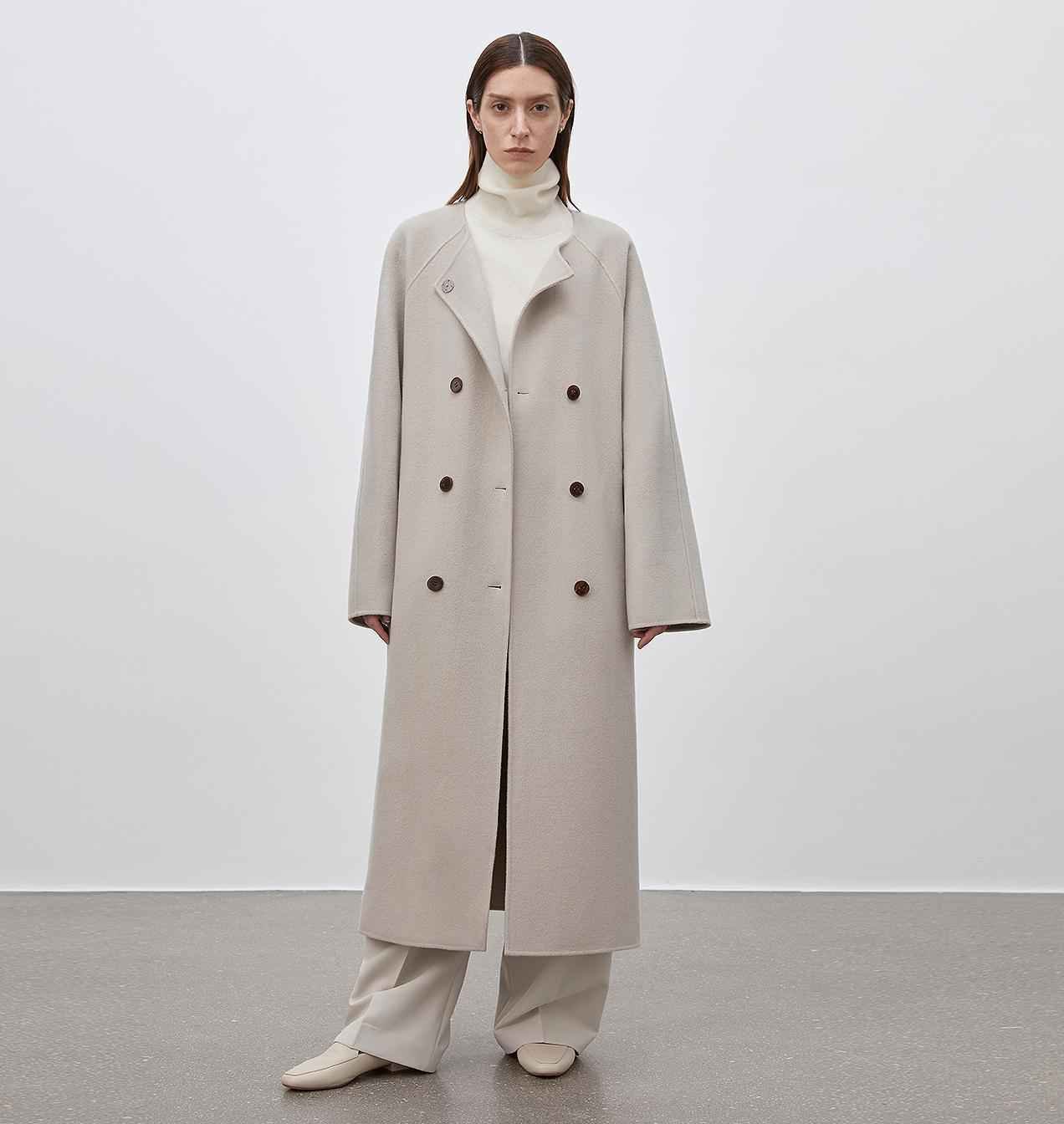 Assassin's Creed Scarf Collar Wool Coat | Maison Élvorain