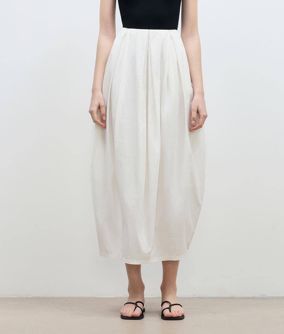 "Peninsula Art" Styling Flower Bud Skirt High Waist Skirt for Women-5