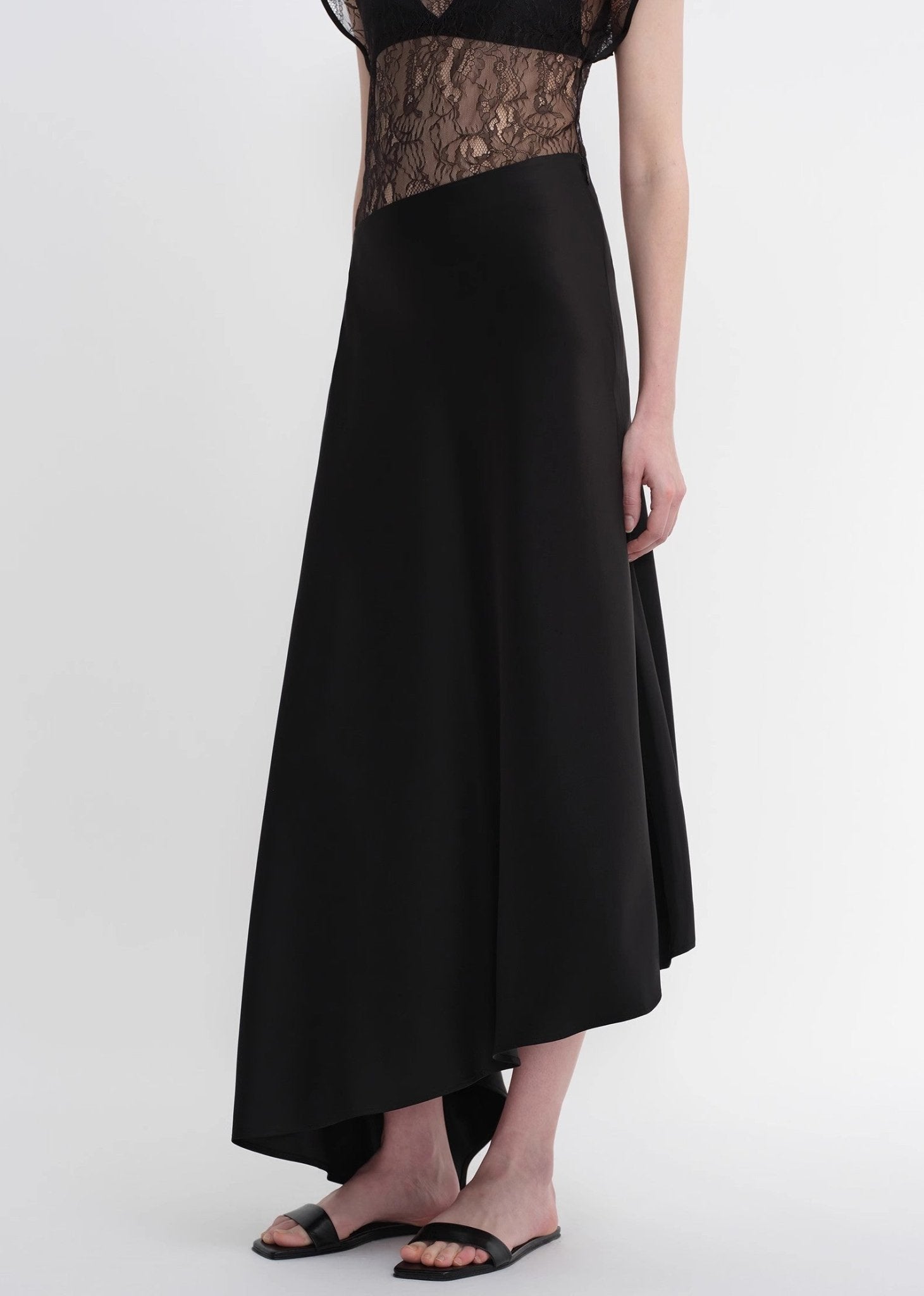 Women's acetate fishtail skirt by Firelady Fur, flowing design with fitted waist and flared hem, stylish and elegant for casual or dressy wear.