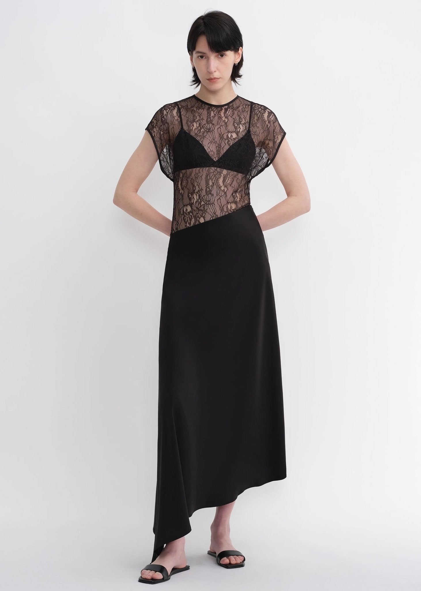 Women's acetate fishtail skirt by Firelady Fur showing a sleek, flowing design with a fitted waist and elegant fishtail silhouette.