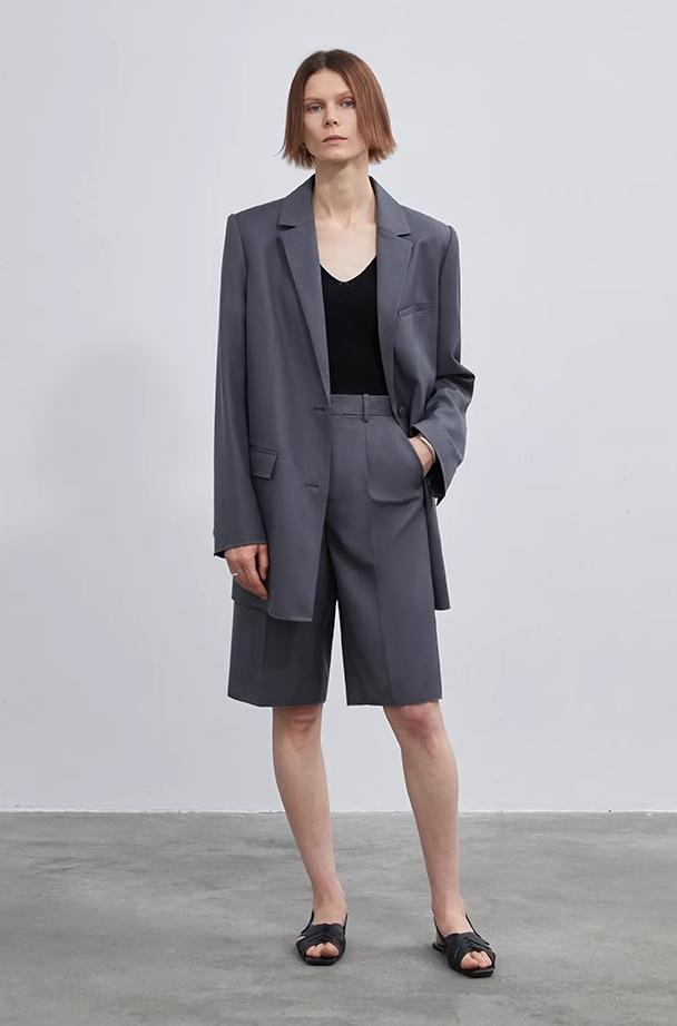 Linen Cotton Straight-Leg Pants | Maison Élvorain