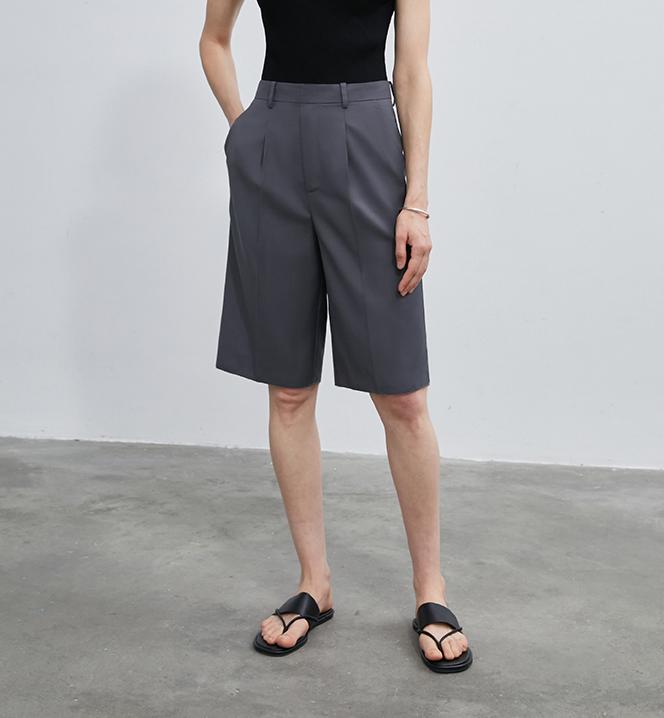 Linen Cotton Straight-Leg Pants | Maison Élvorain